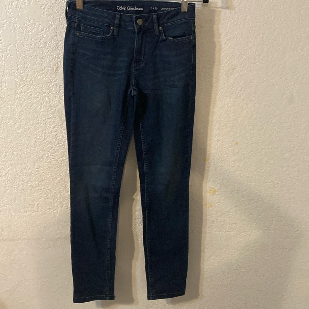 Calvin Klein Jeans Ultimate Skinny Dark Denim Wash Women’s Size 2/30